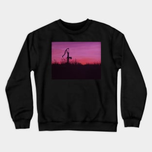 Sunrise at the pump Crewneck Sweatshirt